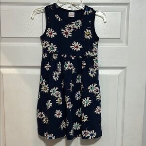 NWT girls size 6-7 (120 cm) Hanna Andersson navy sleeveless dress